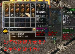 如何快速提升武道为宗角色的战斗力? 如何快速提升武道为宗角色的战斗力?