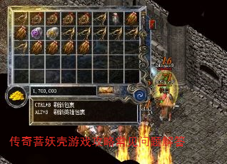 传奇菩妖壳游戏攻略常见问题解答 传奇菩妖壳游戏攻略常见问题解答