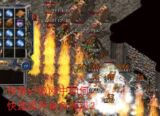 传奇sf服网中如何快速提升角色等级? 传奇sf服网中如何快速提升角色等级?